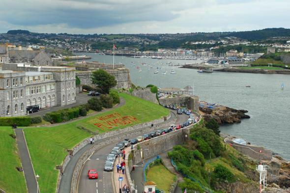 Ocean Crescent Plymouth City Centre Penthouse Level Lägenhet Exteriör bild
